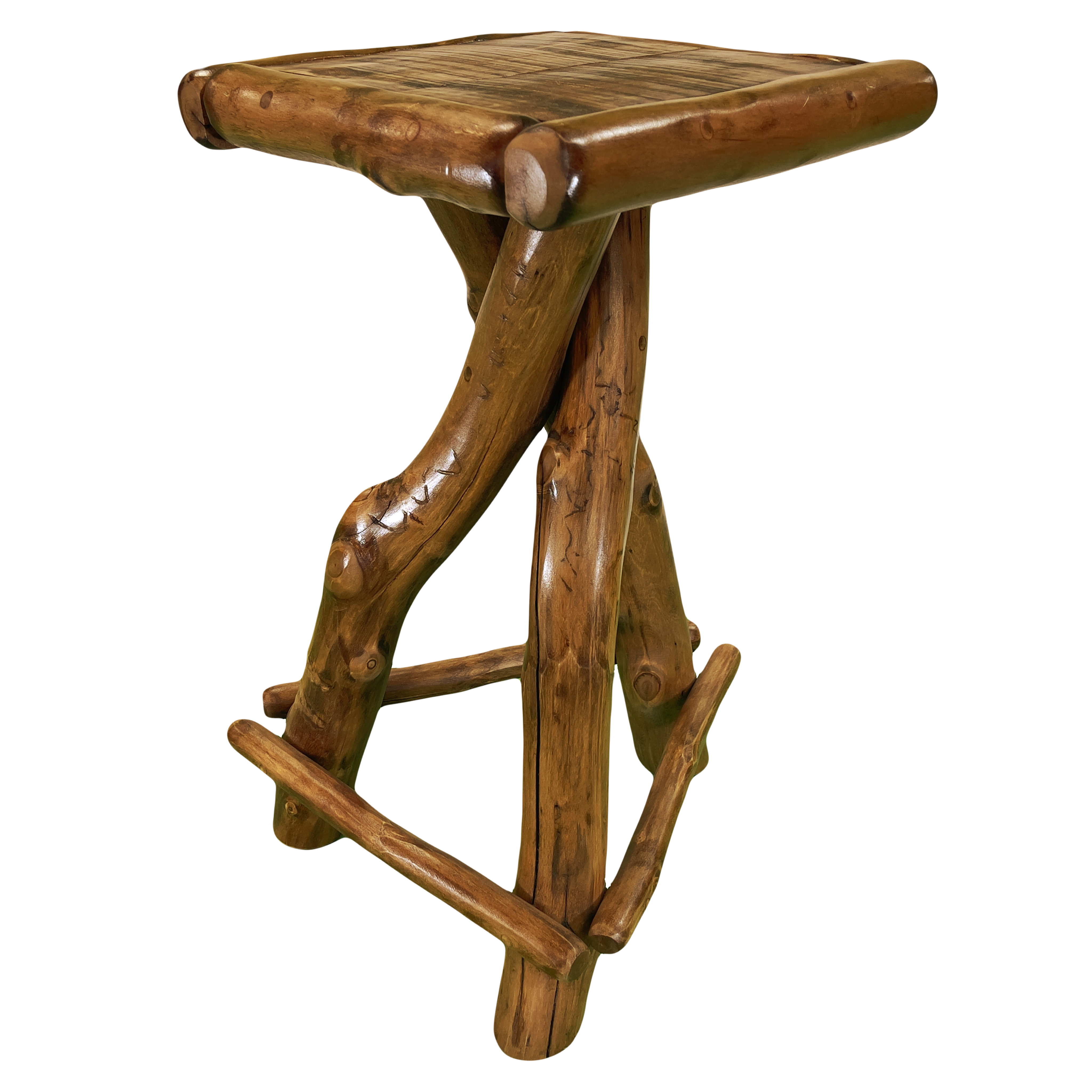 Rustic Lodge Accent Table