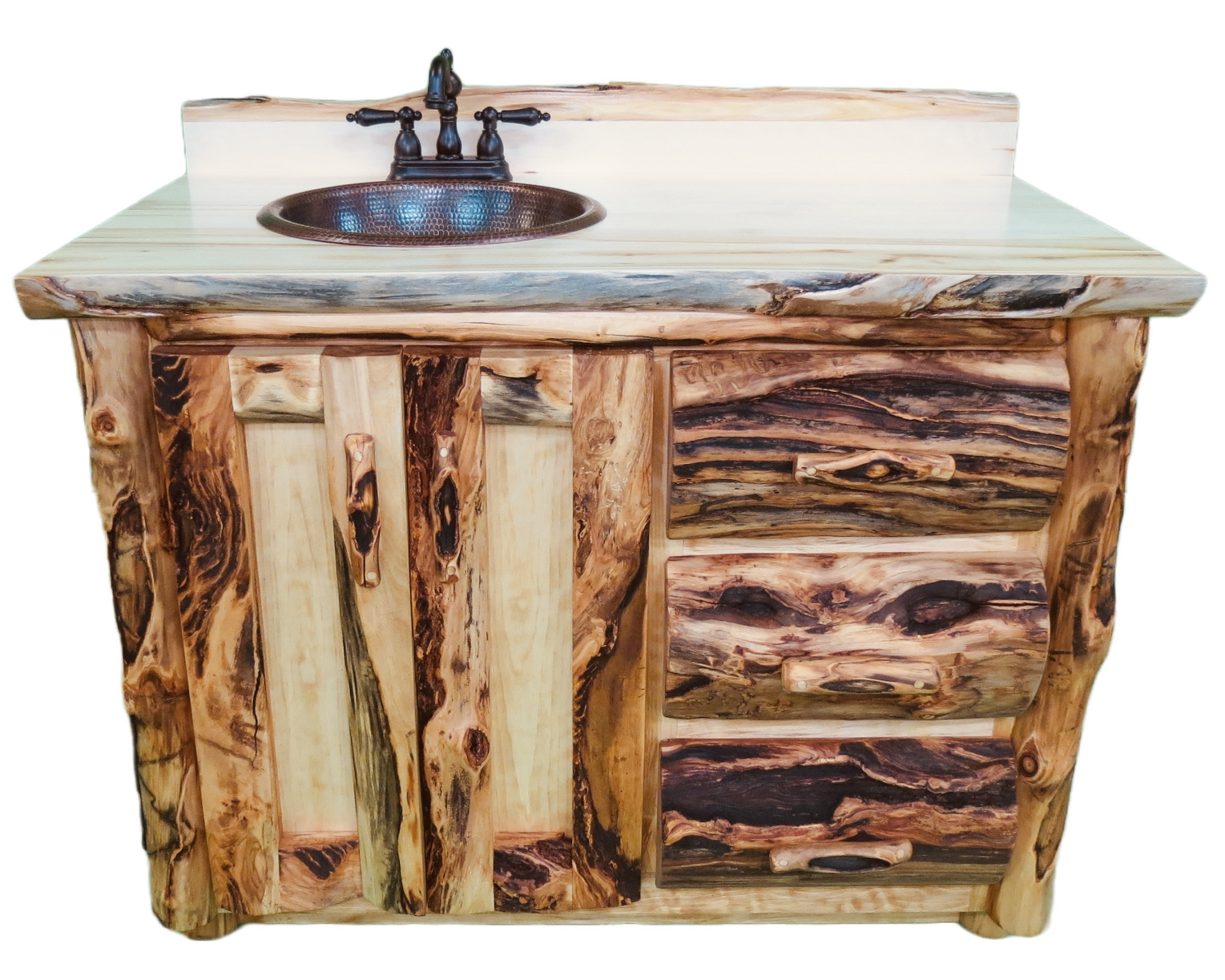 Aspen Vanity 48 Top w/ 3 Drawers with or w/o Sink and Faucet