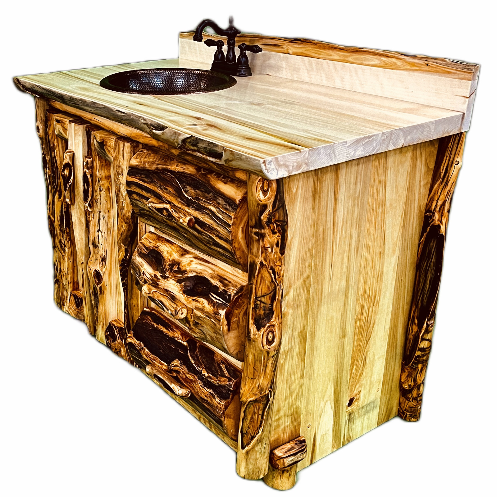 Aspen Vanity 48 Top w/ 3 Drawers with or w/o Sink and Faucet