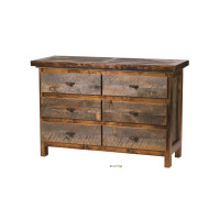 Wyoming Collection 6 Drawer 52" Dresser